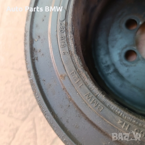 Демпферна шайба BMW N53B30 БМВ N53 330i 530i 630i 730i Ремъчна шайба E90 E91 E92 E70 E60 E61 E63 E65, снимка 5 - Части - 51459184