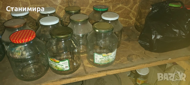 стъклени бутилки и буркани, снимка 17 - Други стоки за дома - 21374183