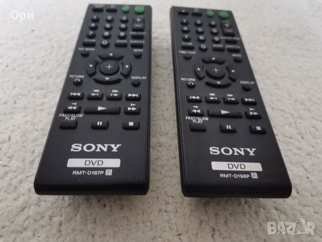 DVD дистанционни SONY RMT-D187P и SONY RMT-D198P, снимка 4 - Други - 36817389