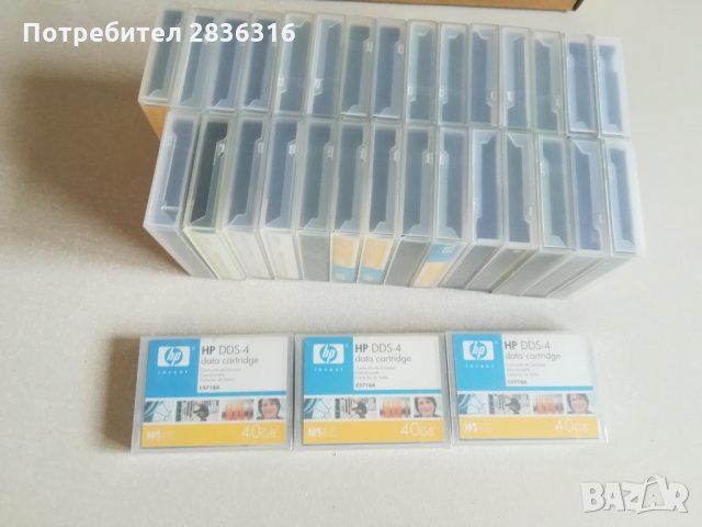 HP SCSI Архиватор + 32 DDS-4 40GB диска, снимка 3 - Външни хард дискове - 32368090