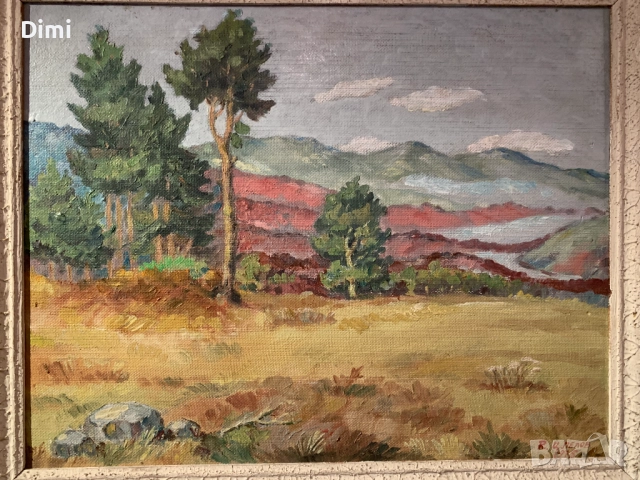 ЦВЕТАН ПЕЛОВ масло пейзаж, снимка 2 - Картини - 52802452