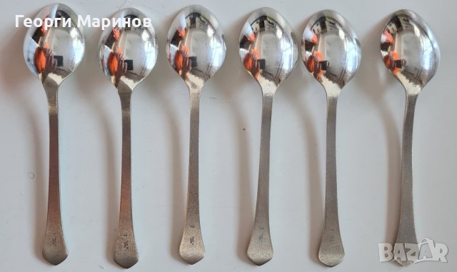 Посребрени лъжици за кафе, СССР, Естония, снимка 4 - Прибори за хранене, готвене и сервиране - 43906015