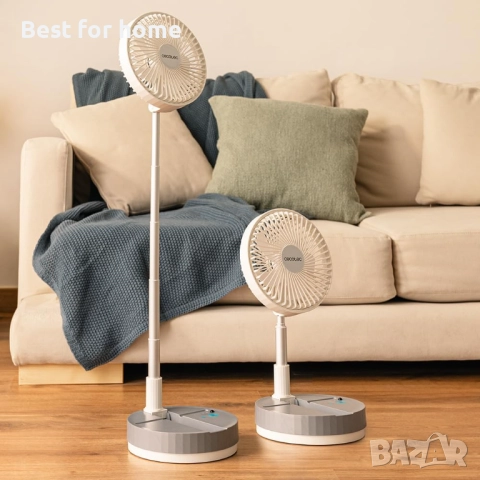 Cecotec Преносим телескопичен вентилатор с дистанционно управление, снимка 4 - Вентилатори - 51847588