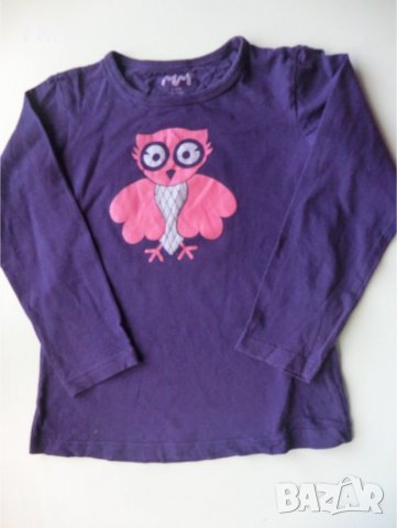 лилава блузка бухалче, снимка 1 - Детски тениски и потници - 37432201