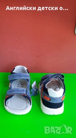 Английски детски сандали естествена кожа , снимка 5 - Детски сандали и чехли - 33406934