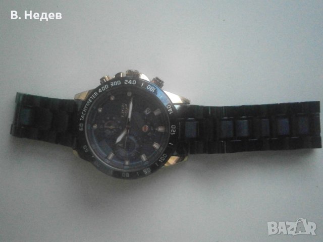 LIGE, chronograph, чисто нов! XXL - 44мм каса! ТОП!, снимка 9 - Мъжки - 44125065