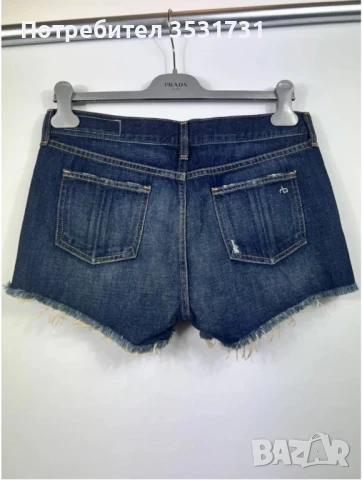 Дънкови шорти Rag & bone размер 27, снимка 3 - Къси панталони и бермуди - 50887283