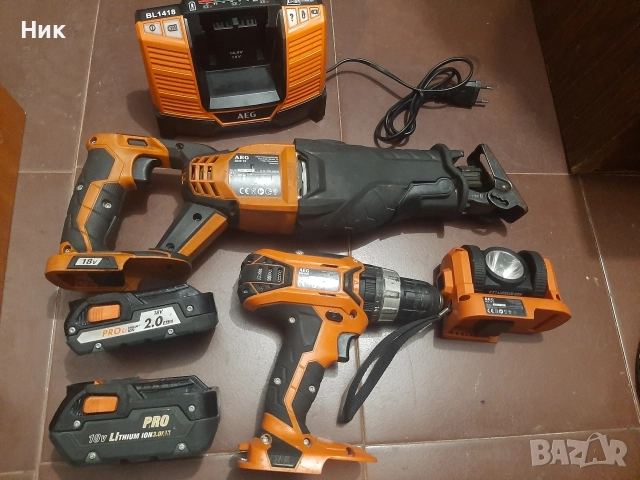 Машини АЕГ 18v, снимка 5 - Винтоверти - 52937634