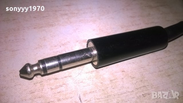 поръчан-СТЕРЕО КАБЕЛ-КЪДРАВ 1.40М-ГОЛЯМ ЖАК И БУКСА, снимка 4 - Други - 27453130