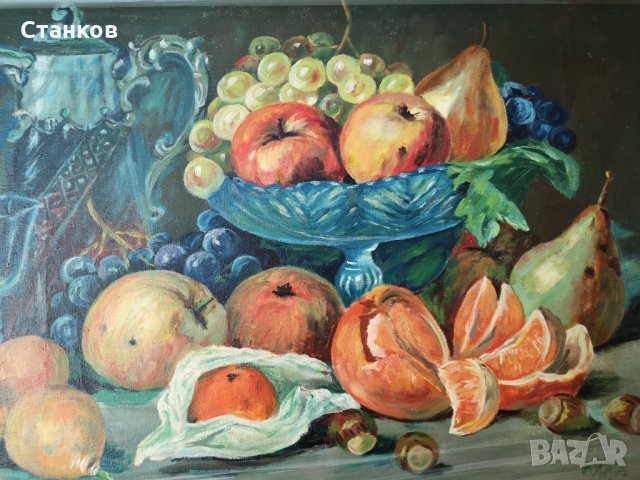 Натюрморт, царска Русия, 20 век, снимка 3 - Картини - 33420471