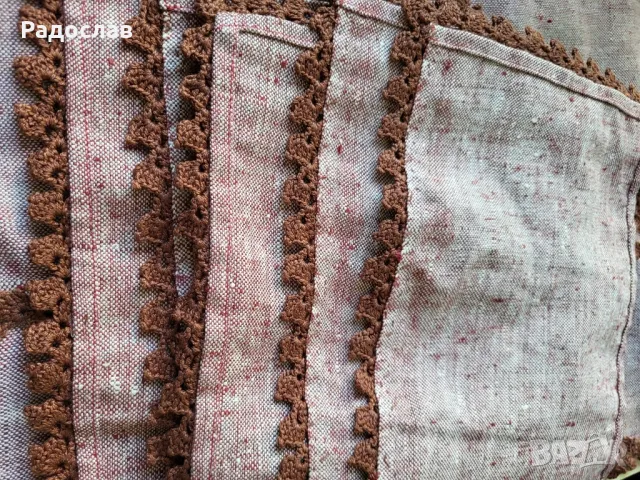 Продавам 7 нови бродирани постелки подложки за маса пикник риболов 

, снимка 4 - Покривки за маси - 50138529