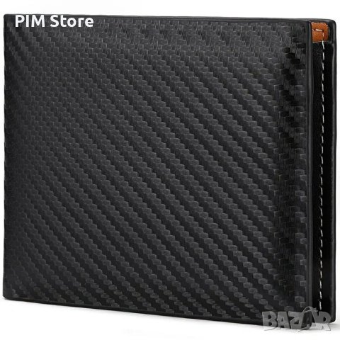 Портфейл от въглеродни влакна с отделение за банкноти, държачи за карти и карти иджоб за монети, снимка 3 - Портфейли, портмонета - 40825080