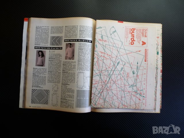 Burda 4/1989 списание кройки модели мода дрехи рокли дамски, снимка 3 - Списания и комикси - 38240442