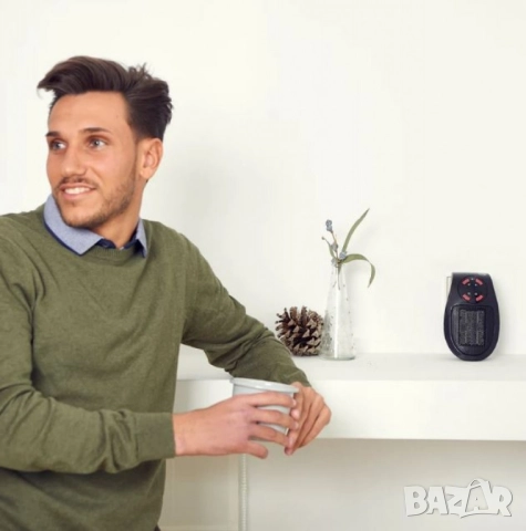 Мини керамичeн отоплител Taurus TROPICANO PLUG HEATER – 500W, дигитален дисплей, таймер, снимка 5 - Друга електроника - 51923756