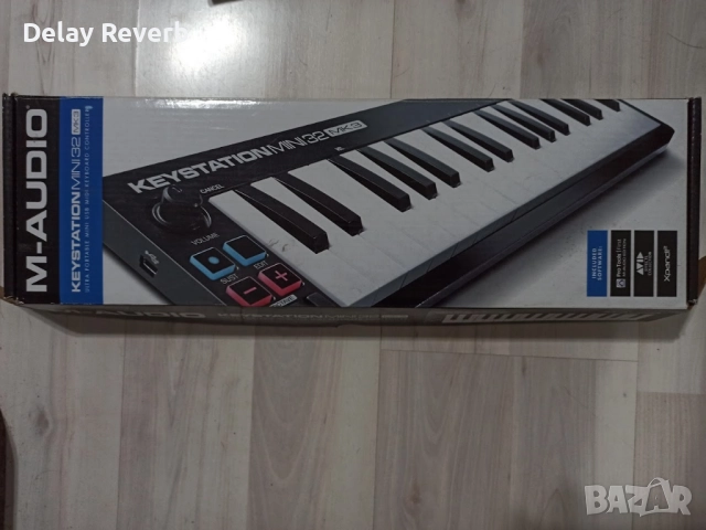 Продавам MIDI Клавиатура M-Audio Keystation Mini 32 Mk3, снимка 2 - Пиана - 52829303
