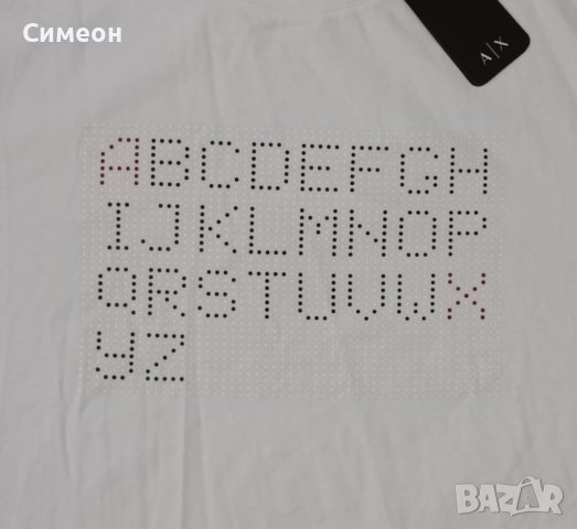 Armani Exchange T-Shirt оригинална тениска 2XL памучна фланелка, снимка 4 - Тениски - 43924953