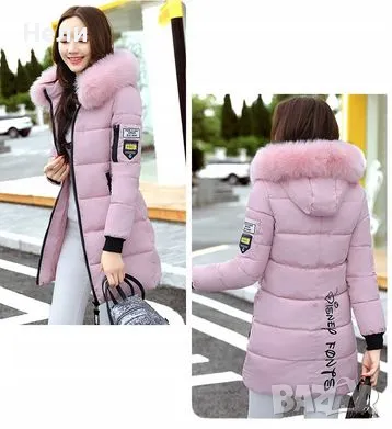 Дамско средно дълго яке НОВО размер L, снимка 2 - Якета - 48641385