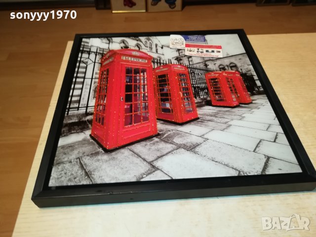 КАРТИНА-ТЕЛЕФОННИ КАБИНИ-ВНОС АНГЛИЯ 2111211856, снимка 9 - Антикварни и старинни предмети - 34881258