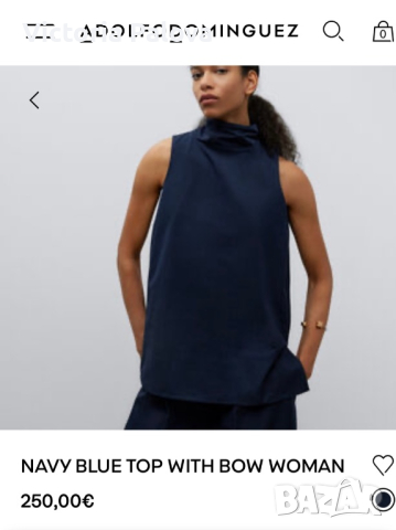 Луксозна дизайнерска блуза ADOLFO DOMINGUEZ, снимка 10 - Блузи с дълъг ръкав и пуловери - 44858176