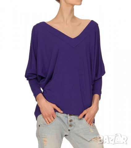 Дамска блуза в лилаво марка Yuliya Babich