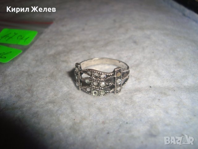 НЕЖЕН ФИН СКЪПОЦЕНЕН СРЕБЪРЕН МОДЕН АРТ ПРЪСТЕН СРЕБРО 925 с ФАСЕТИРАНИ ЦИРКОНИ 27336, снимка 12 - Пръстени - 36797894