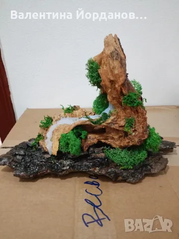 декорация със естествени материали и скандинавски мъх , снимка 3 - Декорация за дома - 49609489