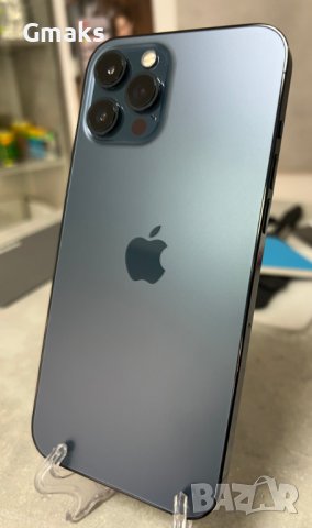 Apple iPhone 12 Pro max 256GB, Pacific Blue, Като нов!, снимка 2 - Apple iPhone - 43937469