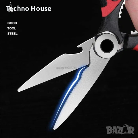 Многофункционална кухненска ножица, снимка 3 - Прибори за хранене, готвене и сервиране - 53142904