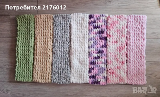 Меки шалове от Ализе пуфи, снимка 2 - Шалове - 49010300