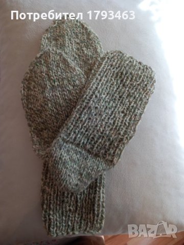 Ръчно плетени мъжки чорапи от вълна, размер 42, снимка 2 - Спортни дрехи, екипи - 43031518