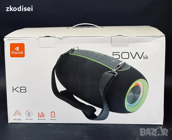 Bluetooth тонколона KISONLI K8