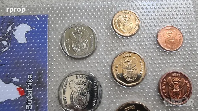 ЮАР
.Южна Африка.
Сет от 9 монети.
2000 - 2007 година.
UNC., снимка 10 - Нумизматика и бонистика - 49570687