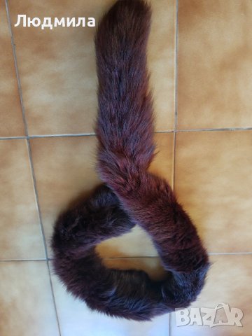 Яка-шал,лисица,бордо, снимка 4 - Шалове - 38806176