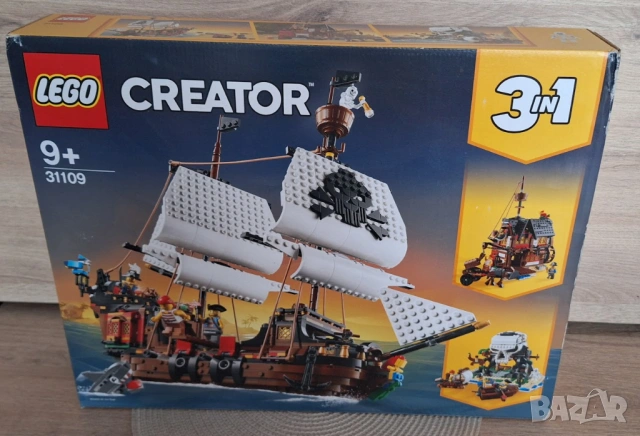 LEGO Creator 31109 - Пиратски кораб, снимка 2 - Конструктори - 53578253