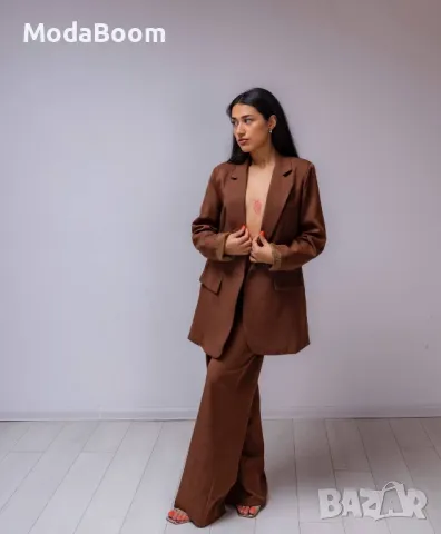 Дамски кафяв комплект , снимка 4 - Комплекти - 47970780