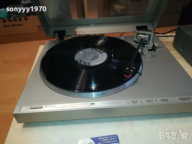 HITACHI HT-R10 MADE IN JAPAN-ВНОС SWISS 2811231642, снимка 10 - Грамофони - 43184097