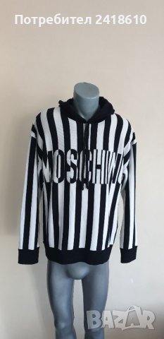 MOSCHINO Pullover Hooded Sweater Knit Wool Mens Size 48/M НОВО! ОРИГИНАЛ! Мъжки Вълнен Суичер!, снимка 11 - Суичъри - 39710303
