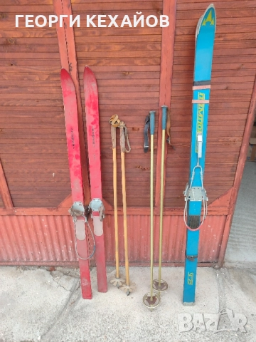 2 комплекта ретро ски с щеки 