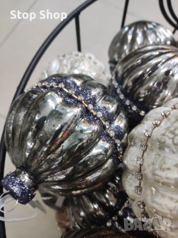 Стъклени коледни топки , снимка 5 - Декорация за дома - 42992371