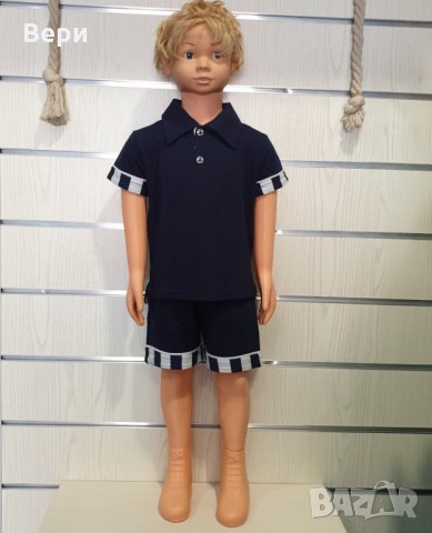 Ново детско моряшко комплектче тип Lacoste с яка, 5-6 години, снимка 13 - Детски комплекти - 29029420
