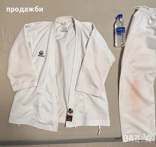 КАРАТЕ КИМОНО ТОКАЙДО kumite master JR– БЯЛО, снимка 3 - Спортна екипировка - 52919370