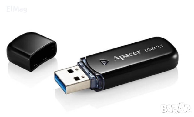 USB памет Apacer 16GB AH355 Black - USB 3.1, снимка 2 - USB Flash памети - 43266936