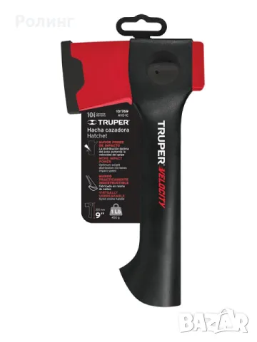 Къмпинг брадвичка с дръжка от фибростъкло Truper 0,45кг 23см/101769