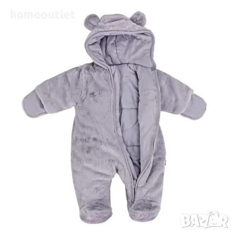 Бебешки пухкав космонавт с мече в сиво, два размера LEERIJA/VINE BABY, снимка 2 - Комплекти за бебе - 48406070