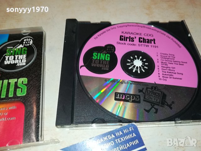 KARAOKE HITS CDG 0301241933, снимка 6 - CD дискове - 43644559