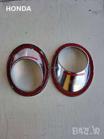 Хромирани рингове за халогени на Хонда ЦРВ 2007-2010, снимка 2 - Аксесоари и консумативи - 44082385