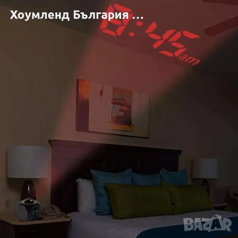 Страхотен дигитален LCD часовник и термометър с холограмна прожекция, снимка 7 - Други - 50272569