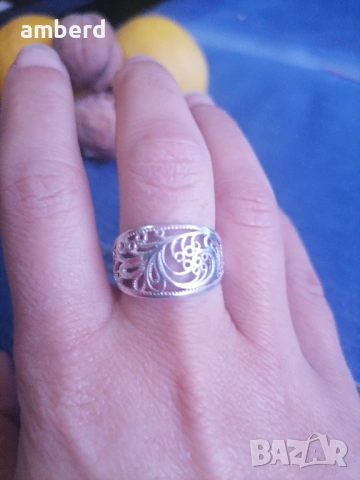 Сребърен винтидж пръстен - модел R006А, снимка 2 - Пръстени - 53437126