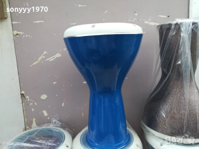 BLUE BASS-СИНЯ ГОЛЯМА ТАРАМБУКА ОТ СИРИЯ 41Х26СМ 2808251200, снимка 7 - Ударни инструменти - 51520958
