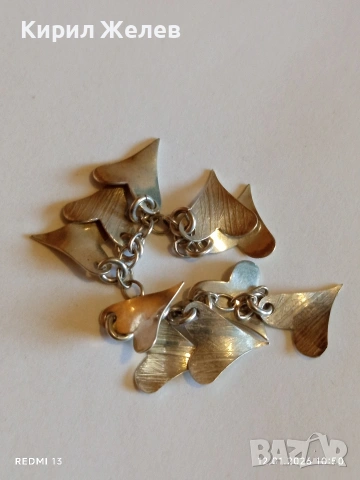 Елегантно нежно сребърно бижу за влюбени 52671, снимка 8 - Колиета, медальони, синджири - 53070121